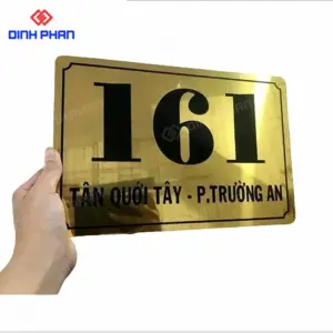 Làm bảng hiệu inox uy tín giá tốt