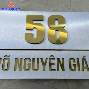 Bảng hiệu inox
