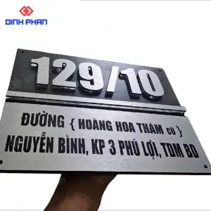 Bảng hiệu inox