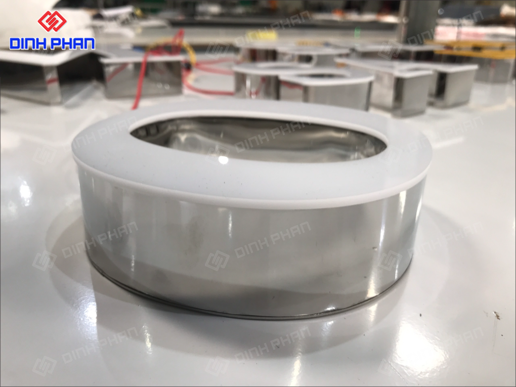 Chữ inox mặt mica