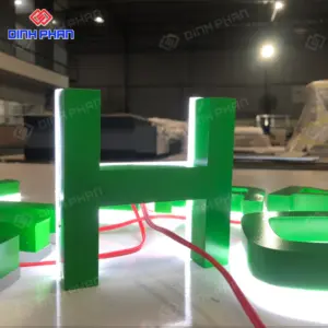 Chữ inox sáng chân