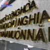 Chữ inox vàng