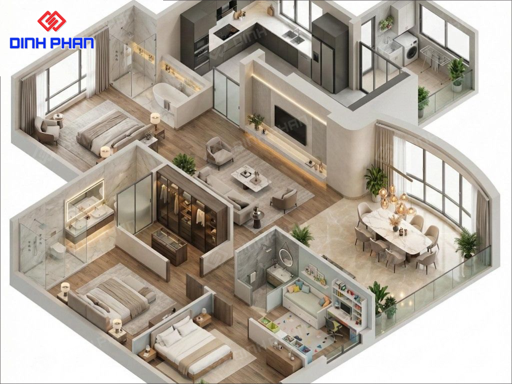 Gia công nội thất BMT chuyên thi công nội thất theo yêu cầu