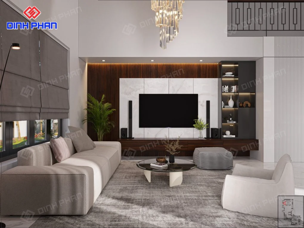 Thiết kế nội thất nhà phố BMT đẹp, tối ưu không gian hiệu quả