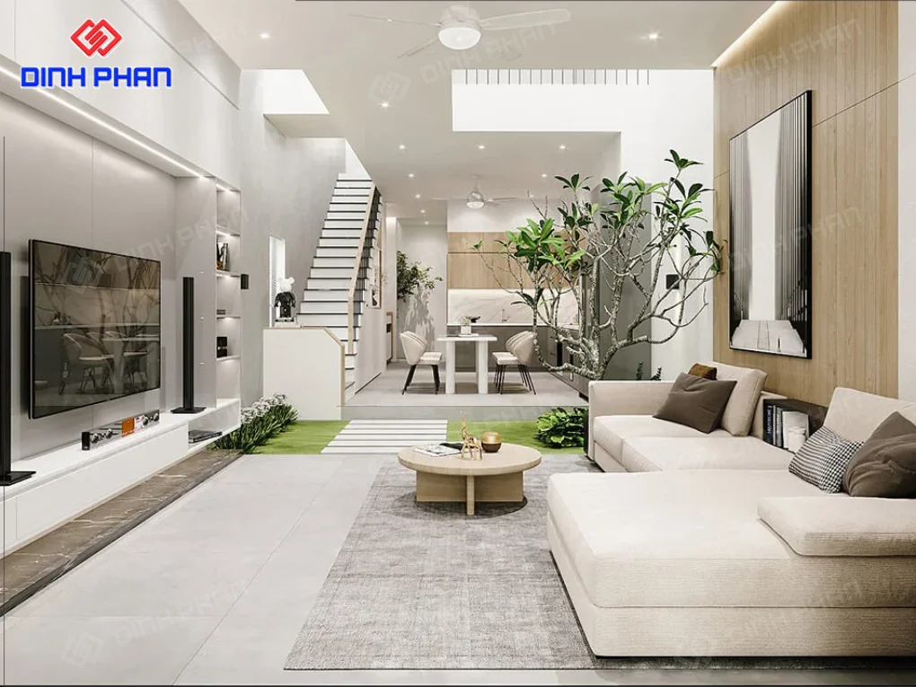 Thiết kế nội thất nhà phố BMT đẹp, tối ưu không gian hiệu quả