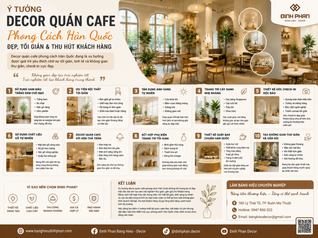 decor quán cafe