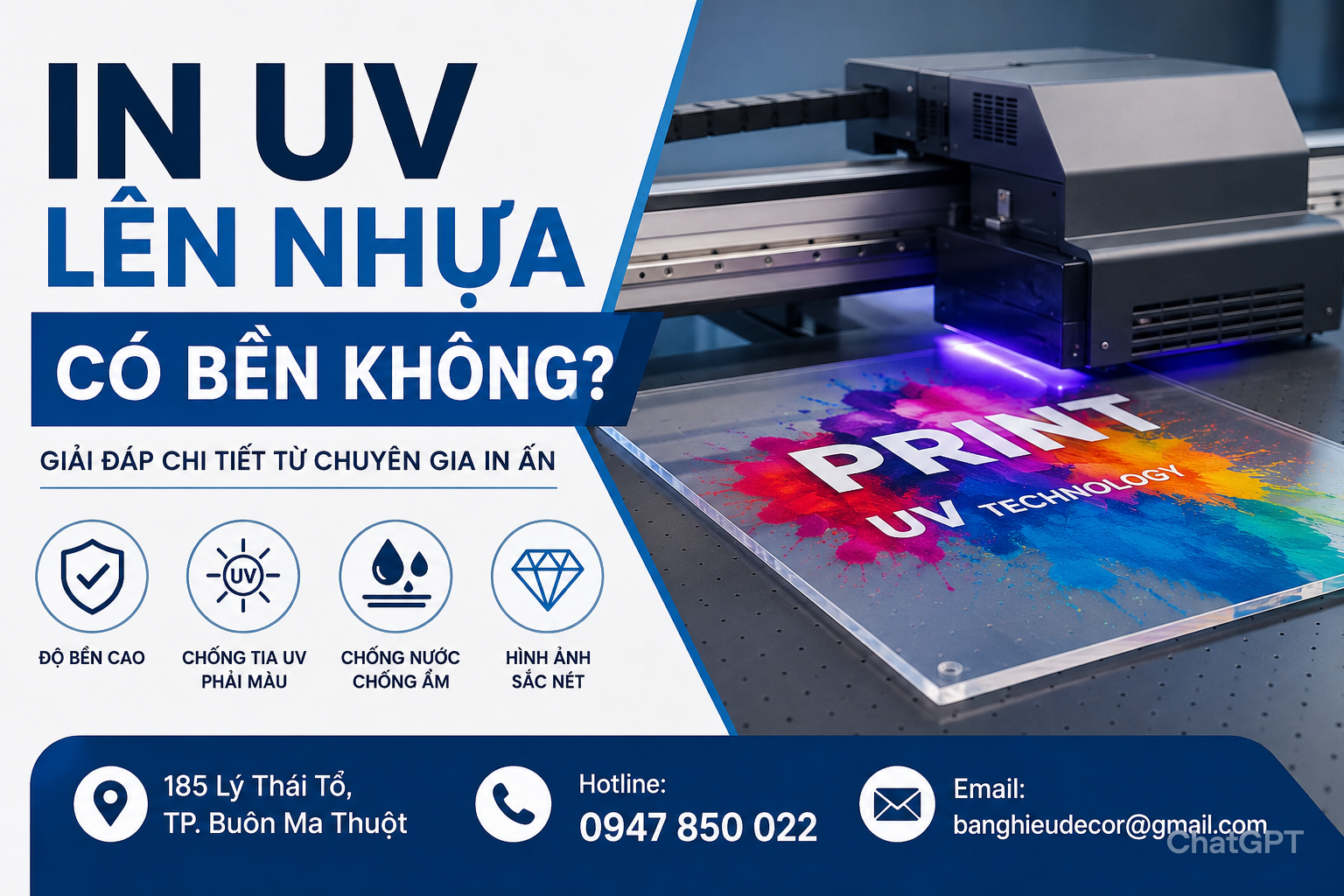 In UV Lên Nhựa Có Bền Không Giải Đáp Chi Tiết Từ Chuyên Gia In Ấn Năm 2026