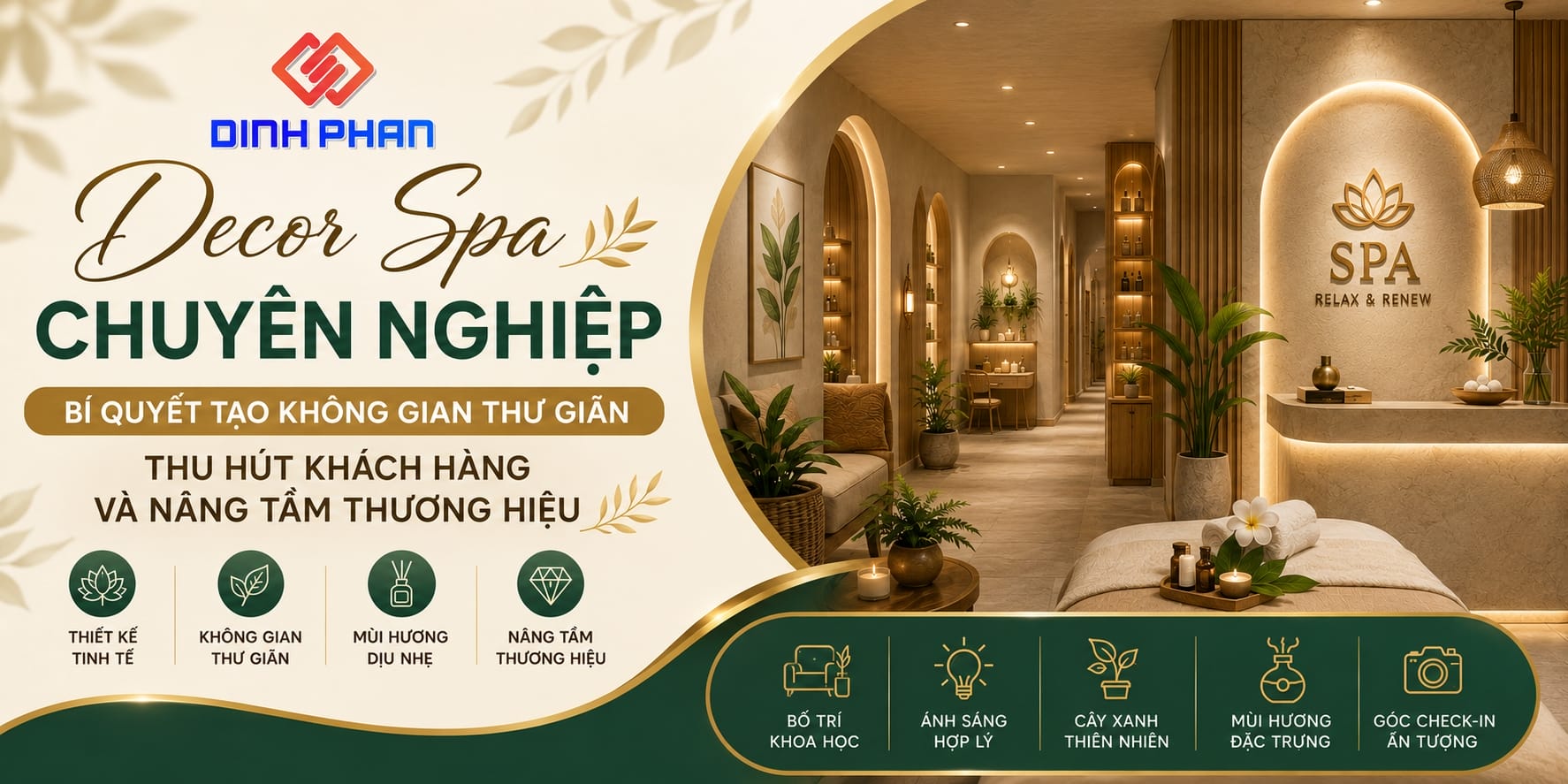 Xu hướng decor spa tối giản hiện nay