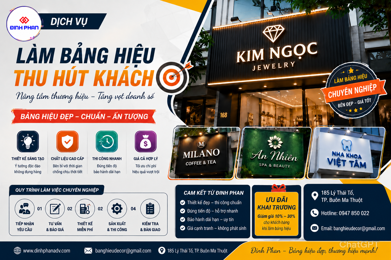 Bảng Hiệu Thu Hút Khách