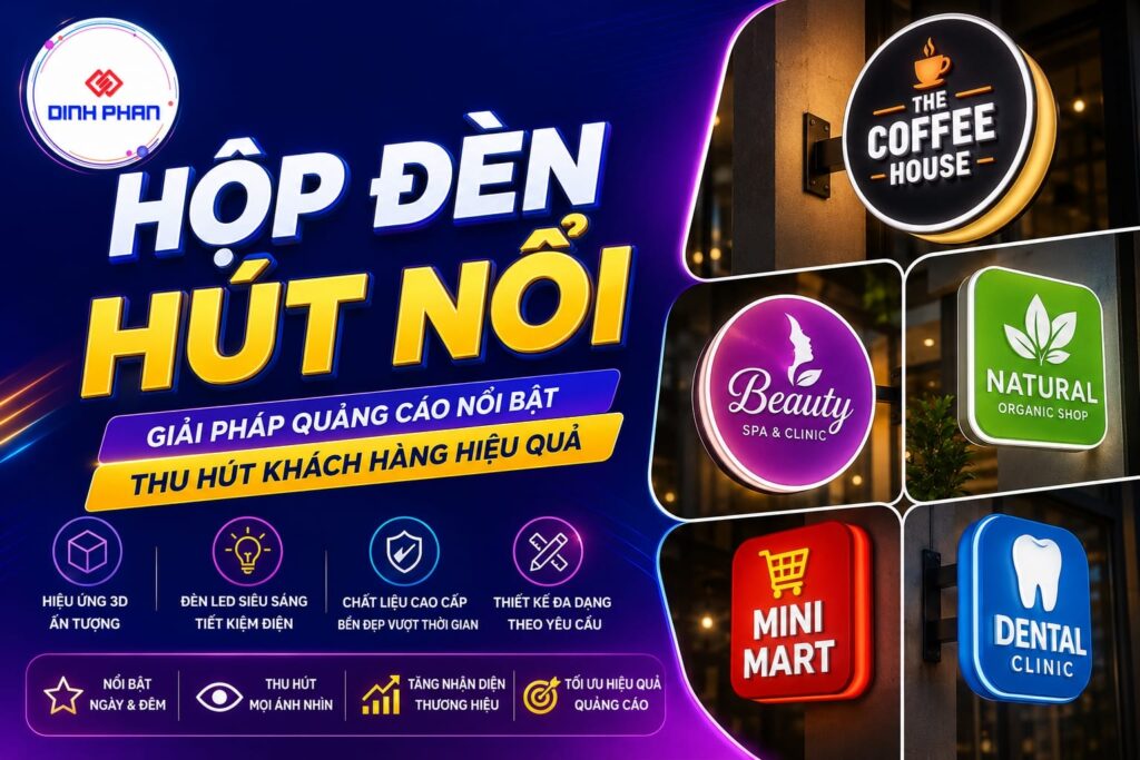 hộp đèn hút nổi đinh phan