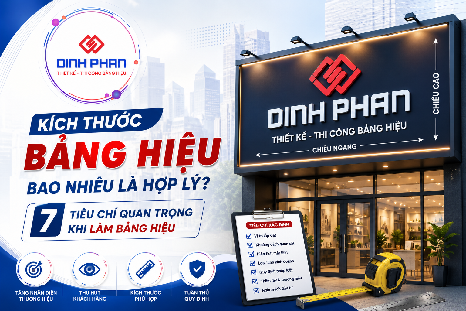 làm bảng hiệu