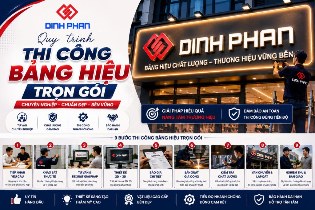 thi công bảng hiệu trọn gói