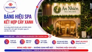 bảng hiệu spa