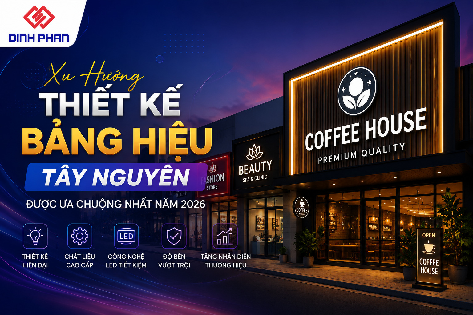 bảng hiệu tây nguyên