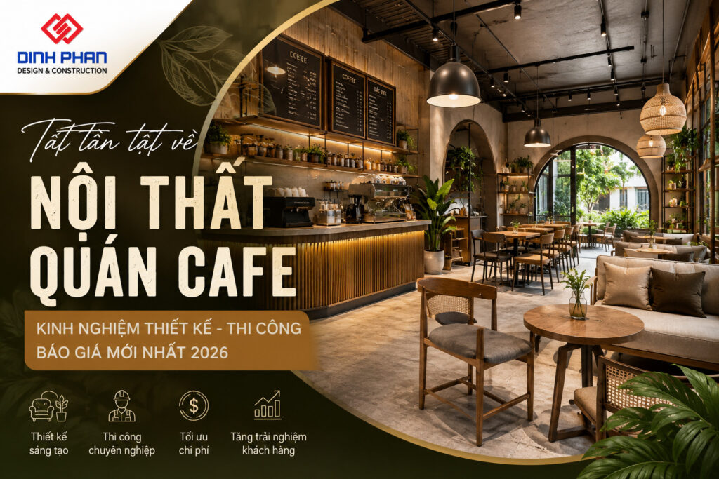 nội thất quán cafe