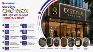 gia công chữ inox