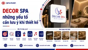 Decor spa những yếu tố cần lưu ý